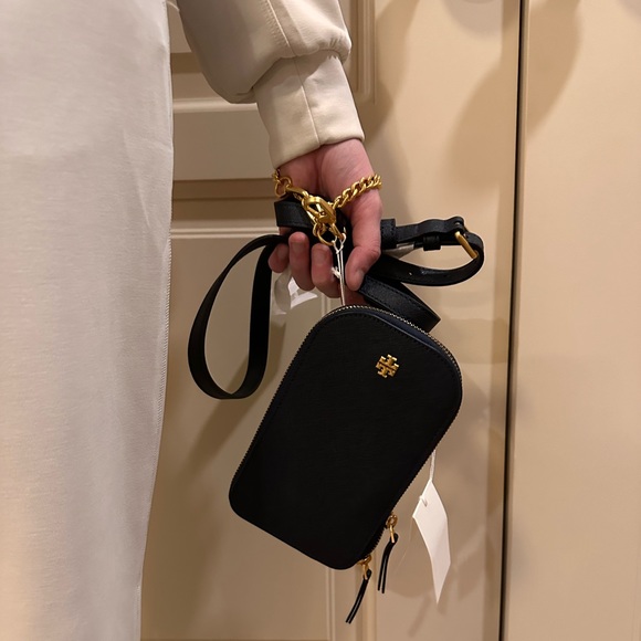 NWT Tory Burch Emerson Leather Phone Crossbody Bag - Picture 2 of 6